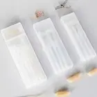 Frosted Pen Box S/M/L Stationery Storage Box School Office