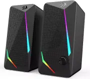 GS510 Waltz RGB Desktop Speakers, 2.0 Channel PC Computer Stereo Speaker with 4