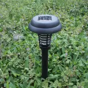 Salesbay Solar Power LED Light Mosquito Insect Zapper Fly Bug Killer Lamp Garden