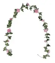 8.2Ft Artificial Peony Flower Garland Hanging Greenery Vine Silk Floral Vine