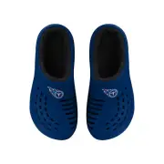 FOCO NFL Men's Tennessee Titans Sherpa Lined Big Logo Clogs