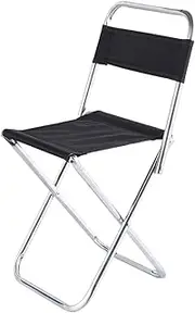 Portable Folding Stool - Indoor & Outdoor Foldable Stool | Camping Foldable Seat, Non Slip Lightweight Camping Stool Sturdy Portable Seat for BBQ, Beach, Travel, Fishing