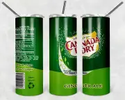 20oz Canada Drink sublimated Tumbler Cup With Lid And Straw