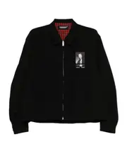 Undercover Graphic-Printed Zipped Shirt Jacket 4,5 black