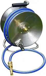Hose Reel Cart Water Hose Cart for Outside Stainless Steel Hose Cart, Simple Car Wash Hose Reel, Yard Water Pipe Storage Rack, Watering Tools