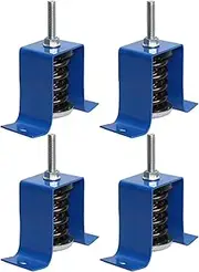 4X Spring Isolator Shock Absorber Powerful Soundproof Mounting Bracket Hangers for Bedroom Theater Bedroom Home KTV