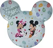 Shaped Melamine Plate - Mickey & Minnie