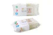 12 Packs Resealable Flip Top Baby Kids Wet Soft Clean Wipes Unscented Children Wipe