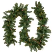 Northlight 9' x 10" Yorkville Pine Artificial Christmas Garland - Clear Lights