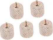 TOKIDNY 5pcs DIY Accessories Charm Necklace Birthstone Charms Jewelry Making Kit Clay Beads Kit Charms Bracelets Pendants Tool Ornaments Necklace Clasp Beads for Jewelry Making Iron Golden