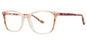 Kensie Finesse Crystal Nude Men's Glasses Pink Size 50 - Private Health Rebate - Blue Light Block Available