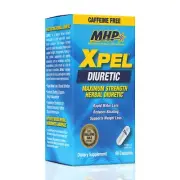MHP Xpel Maximum Strength Diuretic Water Pills, for Water Retention Relief, W...