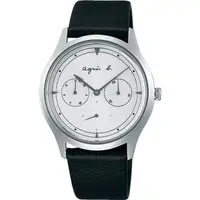 在飛比找momo購物網優惠-【agnes b.】銀白經典時尚腕錶(VD75-KYF0Z/