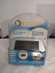 Rolodex Combo 2.0 USB Hub and Power Outlet (NEW & UNOPENED IN ORIGINAL PACKAGE)