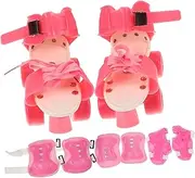 1 Set Roller Skate Training Roller Skates with Body Protective Tool Adjustable Skating Shoe Set