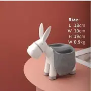 Little White Donkey Pen Holder