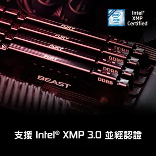 金士頓 KF560C36BBEK2-64 32Gx2支套條 FURY Beast DDR5 6000 XMP EXPO