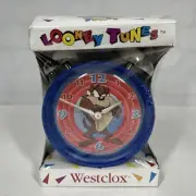 Looney Tunes Westclox Alarm Clock Tasmanian Devil New In Box USA 1994