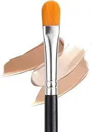 IPRESTA Flat Concealer Brush Black Synthetic Fibers Multi-Use Concealer & Eyeshadow Brush