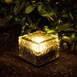 【樂嫚妮】太陽能冰磚燈-小號 露營燈 庭園燈