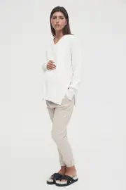Denim Joggers (Sandstone)