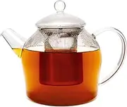 Bredemeijer Large Glass Teapot with Stainless Steel Strainer Insert 1.2 litres