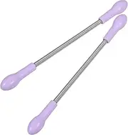 ARTSEWPLY Spring Removal Tweezers Facial Hair Remover Hair Threading Tool Portable Eyebrow Trimmer Stainless Steel Random Color