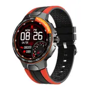 Smart Watch Men Women IP68 Waterproof Bluetooth 5.0 24 Exercise Modes Smartwatch E15 Heart Rate Monitoring for Android Ios - Orange