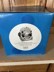 Disney Cinderella Wedding SNOW GLOBE So This Is Love Musical Globe Photo VTG NIB