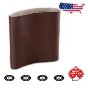 Durable 24 Grit Sanding Belts - 10 Pack, 8'' x 19'' for Clarke EZ8 Machines