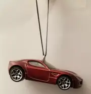 Alfa Romeo 8C Competizione Custom Christmas Car Ornament 1/64 Die-cast Red