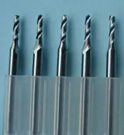 10pcs 2.5*17mm double flute spiral CNC router bits Φ3.175mm [SN3]
