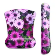Keyboard Wrist Rest Pad and Ergonomic Mouse Pad with Wrist Support Gel Set, N...