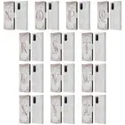 NATURE MAGICK ROSE GOLD MARBLE MONOGRAM 2 LEATHER BOOK CASE FOR SAMSUNG PHONES 1
