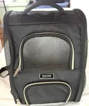 Kenneth Cole Reaction Black Pet Carrier Backpack- New No Tag