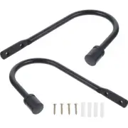 2pcs Wall Mounted Metal Curtain Tieback Hook Curtain Hold Back Hooks