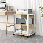 Printer Stand Printer Stand 3-Tier Office Movable Printer Stand Cart Rolling Table Multifunctional Home Floor Standing Holder Organizer Shelf Printer Table