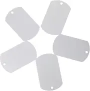 Toddmomy 1set Blank Engraved Aluminum Pet Collar Tags Lost Name Tags for Dogs Cattle for Personalization and Easy Identification 20pcs