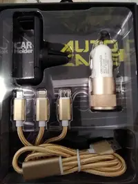 在飛比找Yahoo!奇摩拍賣優惠-CAR Holder車充整套組USB2.1A