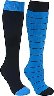 [TRESPASS] Mens Toppy Ski Tube Socks (2 Pairs)