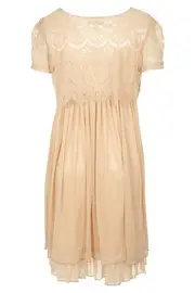 Lace And Net Dress--ORI-8120