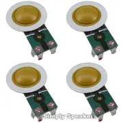 Diaphragm for Tosh TE-12H TE12H TE 12H Horn Driver Speaker Repair Part 4 Pack