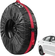 Spare Tire Bag - Sun Protection Tire Storage Bag,Dustproof Waterproof Cover, Adjustable Winter Wheel Storage Tote for Truck, Trailer, Car, RV, SUV