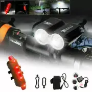 SolarStorm 10000lm X2 LED Bicycle Lamp Bike Light Headlight Cycling Torch