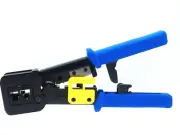 1x Crimper Ethernet Crimping Tool End Pass Through RJ45 RJ11 RJ12 Plier