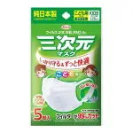 【日本舞鶴馬】代購 日本境內販售 純日本製  三次元口罩 兒童專用  5枚包裝 非大陸製版  日本製安心的品質