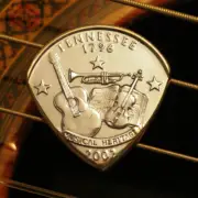 State Coin Guitar Pick + Gibson Les Paul Guitar SG Standard Custom Studio ART