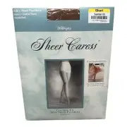 Worthington Sheer Caress Short Silky Sheer Support Pantyhose Suntan 20 Denier