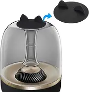 SoundSticks III Speaker Anti-dust Cover - Silicone Lip for Harman Kardon Soundsticks II, III and Aura Studio 1, 2 Bluetooth Transparent Speaker System (Cat Black)
