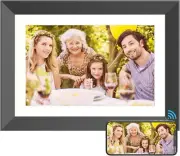 FULLJA WiFi Digital Picture Frame - 10.1 Inch Smart Digital Photo Frame with FHD
